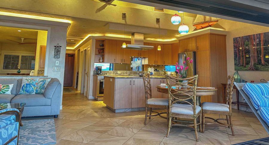 Dining area, kitchen and entrance hall