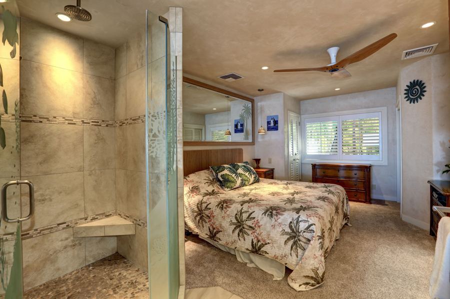 Main bedroom and bathroom